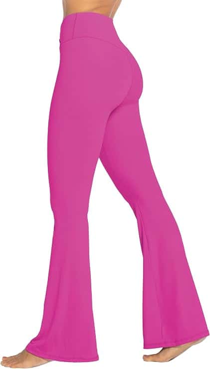 Sunzel Womens Flare Leggings No Front Seam Flare Yoga Pants with Tummy Control Crossover High Waist