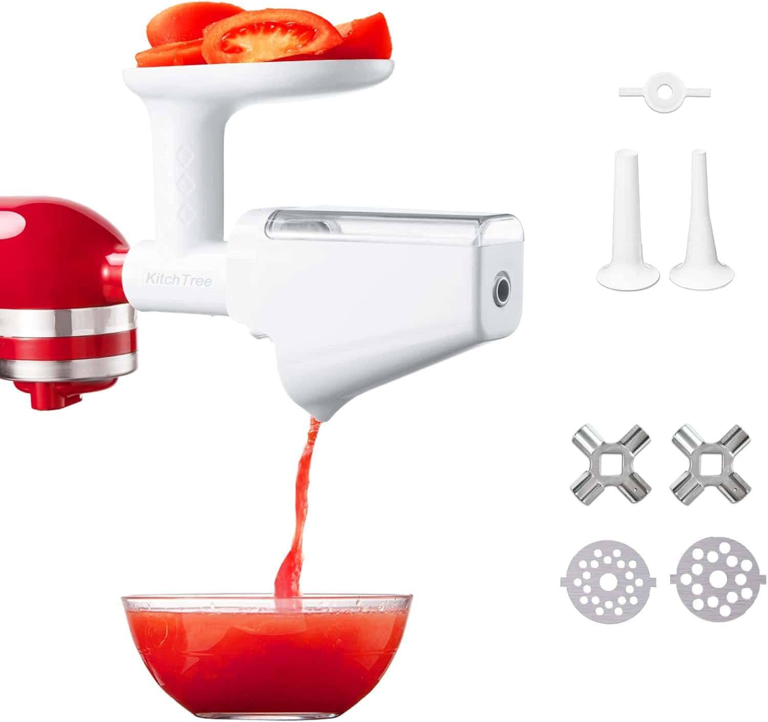 KITCHTREE Fruit & Vegetable Strainer Set with Grinder
