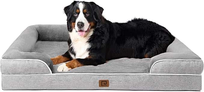EHEYCIGA Orthopedic XL Dog Beds, Waterproof Memory Foam Dog Bed for Extra Large Dogs