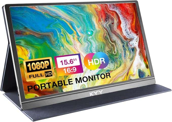 KYY Portable Monitor 15.6inch 1080P FHD USB-C