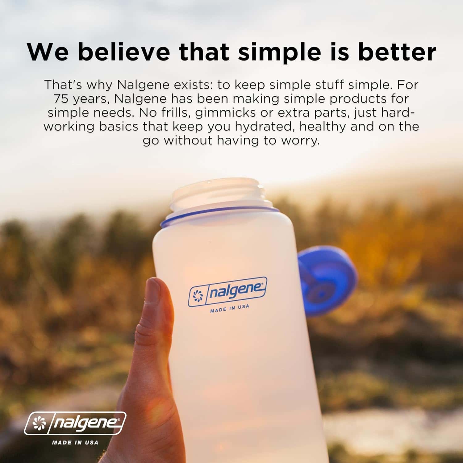 Nalgene Sustain Water Bottle - Detail View