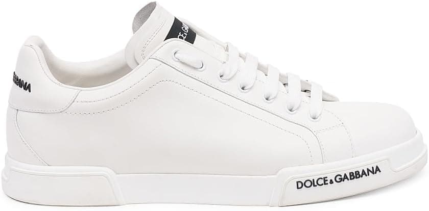Dolce&Gabbana Portofino Leather Sneakers - Designer Sneakers Dolce&Gabbana Portofino Leather Sneakers - Designer Sneakers - Under $1,000