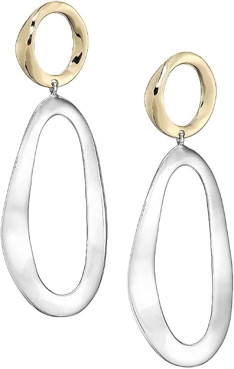 Click to view Ippolita Classico Large Chimera Two-Tone Smooth Snowman Double-Drop Earrings on Amazon Ippolita Classico Large Chimera Two-Tone Smooth Snowman Double-Drop Earrings - Jewelry - Under $2,000