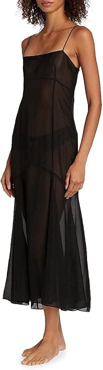 Kiki de Montparnasse Silk Chiffon Seamed Maxi Dress - Sustainable Fashion Kiki de Montparnasse Silk Chiffon Seamed Maxi Dress - Sustainable Fashion - Under $500