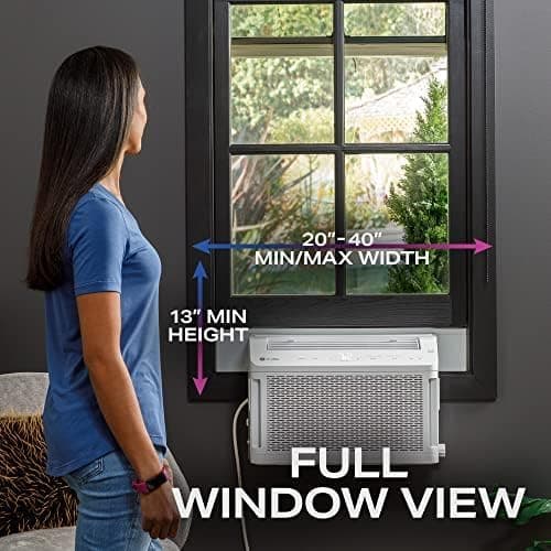 GE Profile ClearView Inverter Window AC (12,200 BTU)