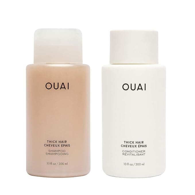 OUAI Thick Shampoo and Conditioner Set