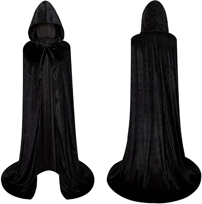 Unisex Full Length Velvet Cape