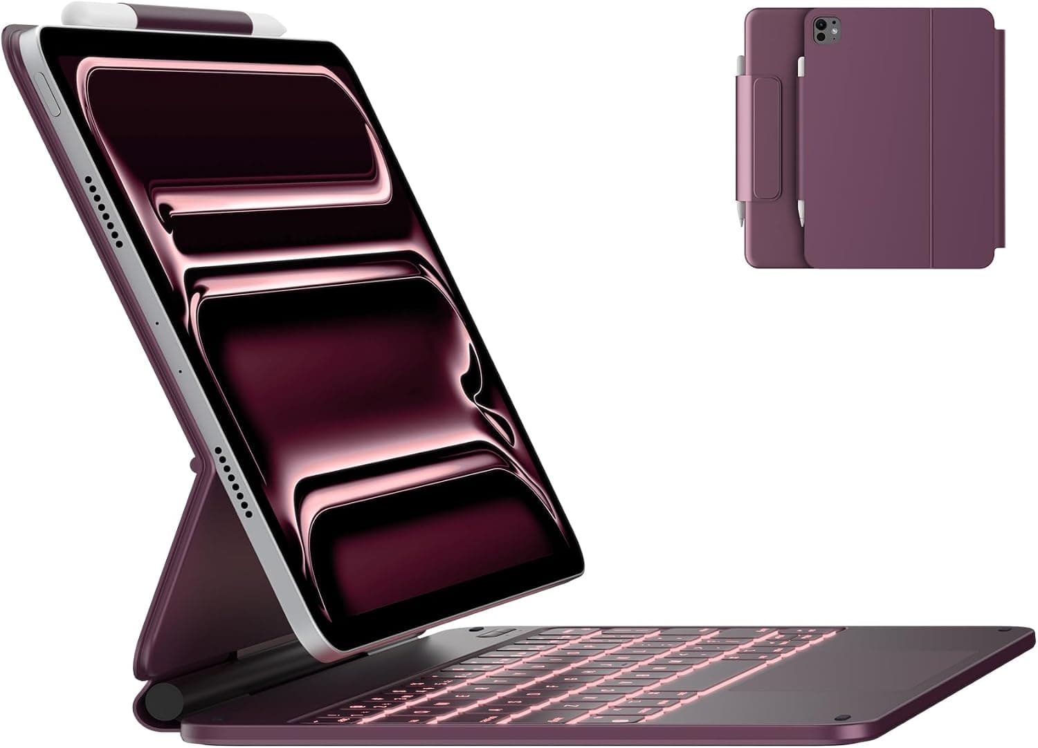 typecase Edge floating magnetic keyboard case