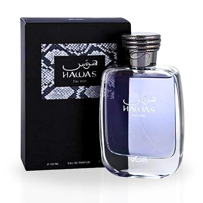 RASASI Hawas For Him EDP Spray 100ML (3.4 OZ) Long Lasting and Luxurious Scents for Men. (PACK OF 3) - Beauty & Cosmetics - Men's Fragrance - Under $100