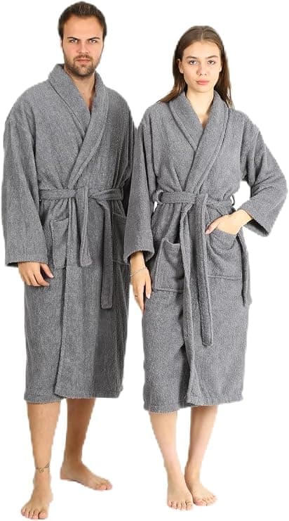 HALLEY Luxury Terry Cotton Bathrobe