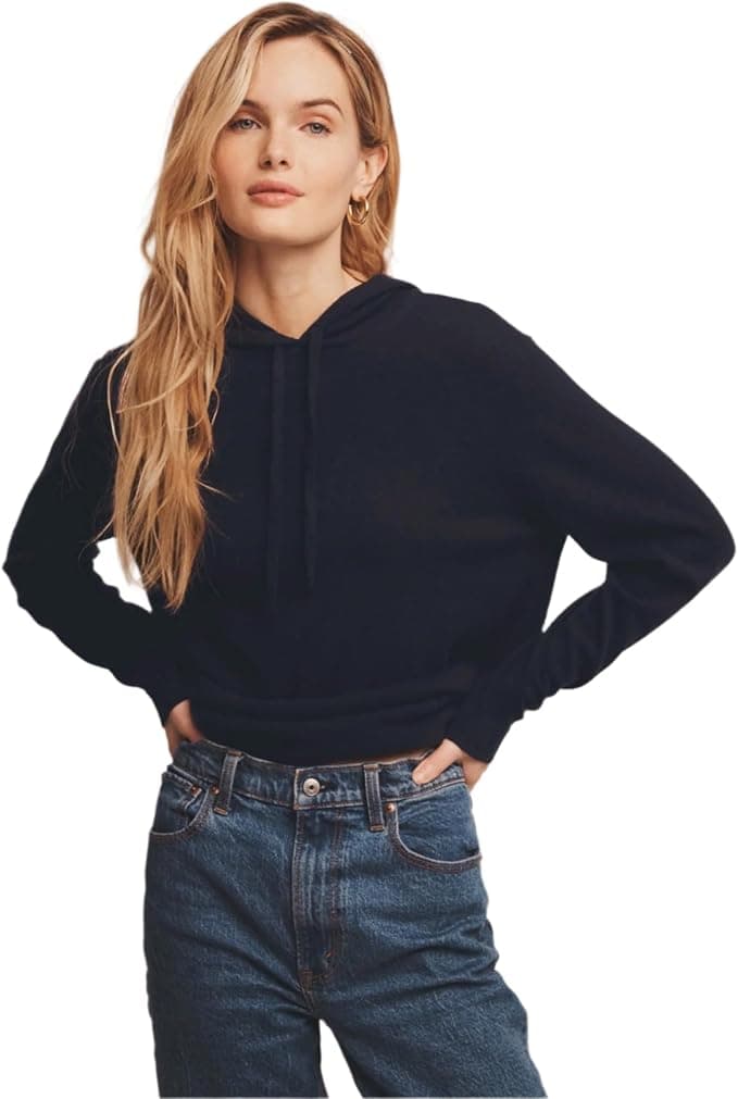 NAADAM Womens The Off-Duty Cashmere Hoodie