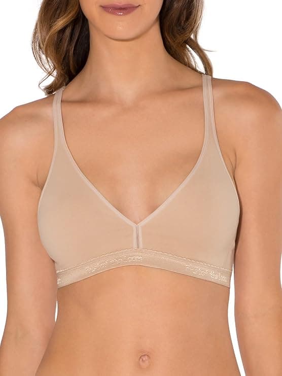 Fruit of the Loom womens Wirefree Cotton Bralette - Cotton Bralettes - Under $25