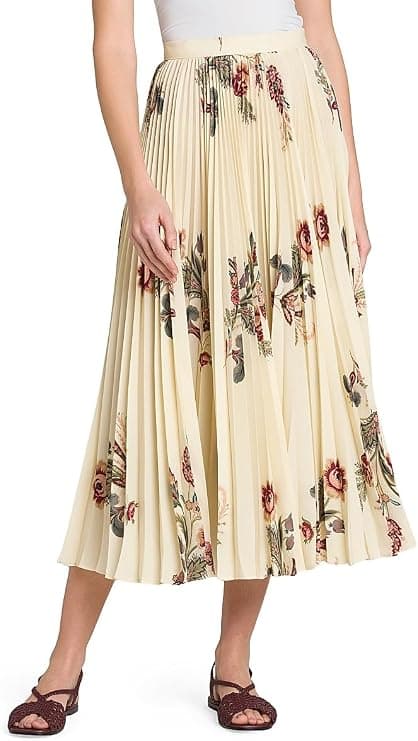 Etro Daydream Floral Pleated Midi-Skirt - Designer Skirts - Under $2,000