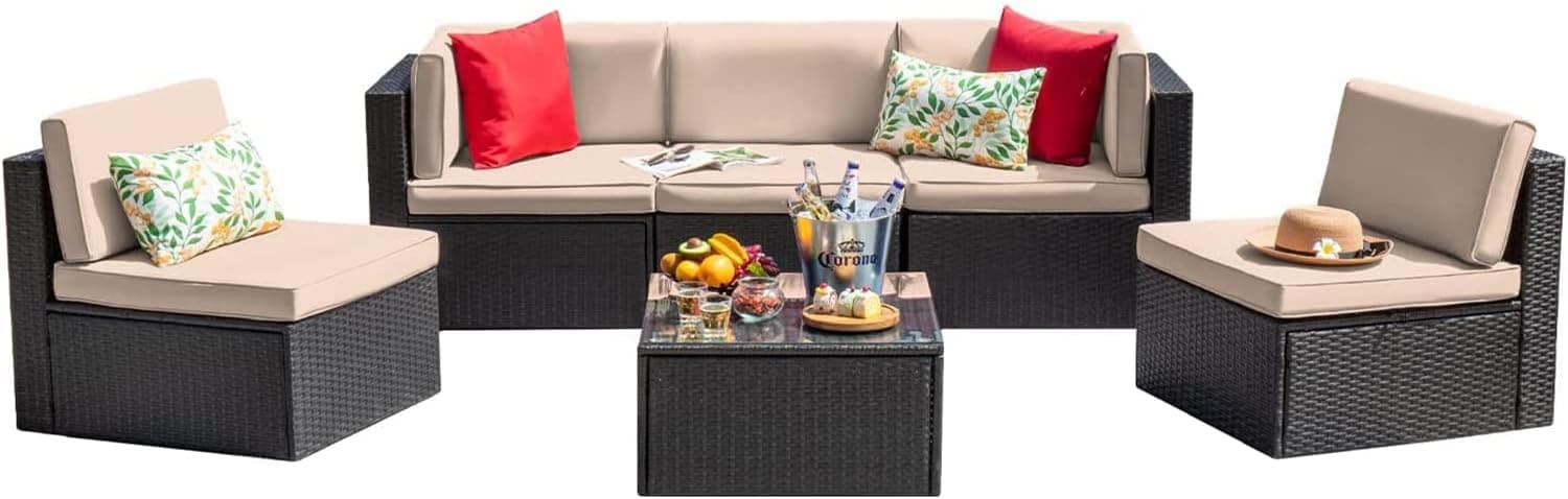 Devoko 6-Piece Patio Furniture Set