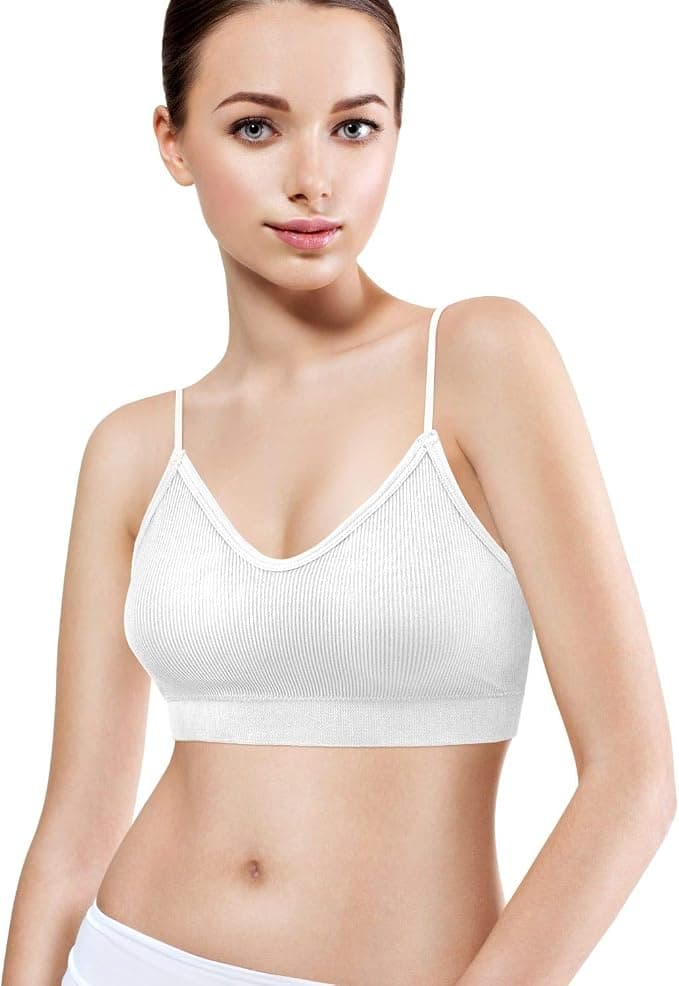 PAXCOO Bras for Women Pack of 6, Bralettes for Women Padded, Sports Bras for Women - Multi-Pack - Under $25