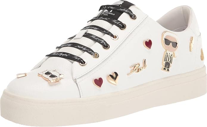 KARL LAGERFELD Women's Cate Shoes – Sneakers Iconic Klp Pins - Designer Sneakers KARL LAGERFELD Women's Cate Shoes – Sneakers Iconic Klp Pins - Designer Sneakers - Under $100