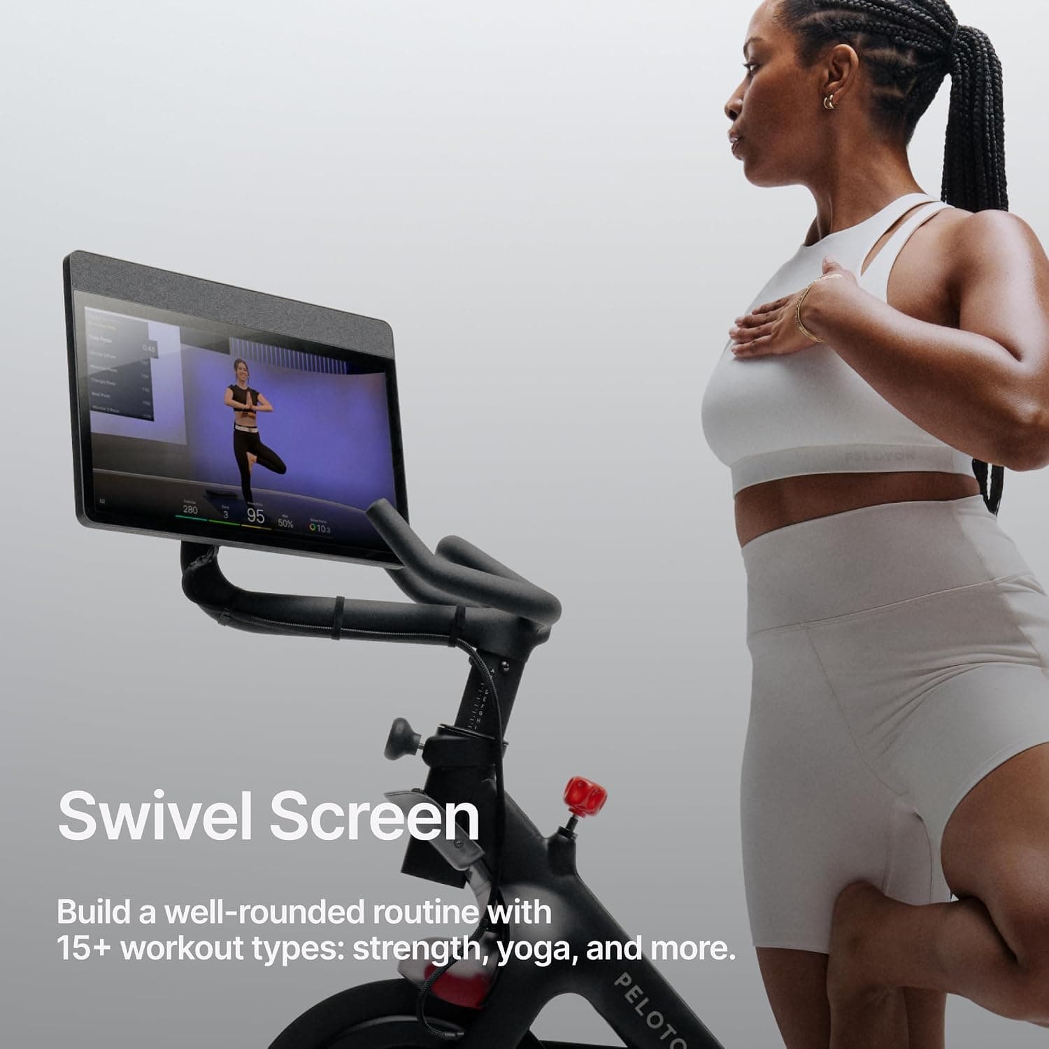 Peloton Bike+ Indoor Exercise Bike for Cardio & Strength Training