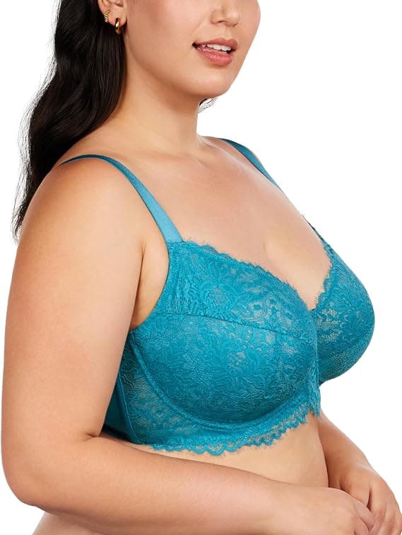 HSIA Minimizer Bra for Women Full Coverage Lace Underwire