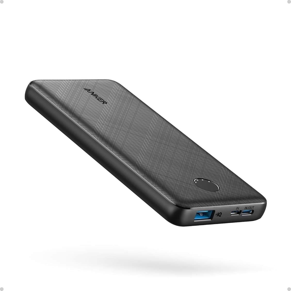 Anker Power Bank (PowerCore 10K), Compact Travel-Ready 10,000mAh Battery Pack