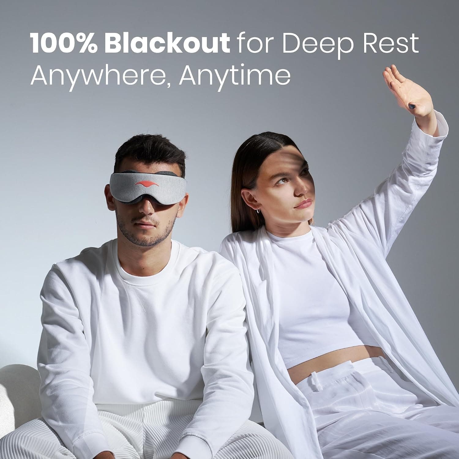 Manta Sleep Mask with detachable eye cups