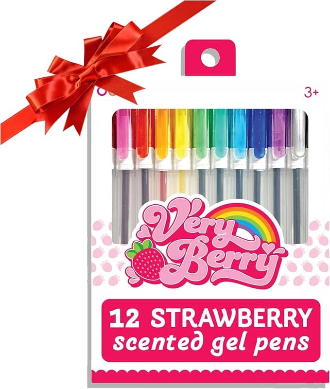 Ooly scented gel pens in a set of twelve bright colors