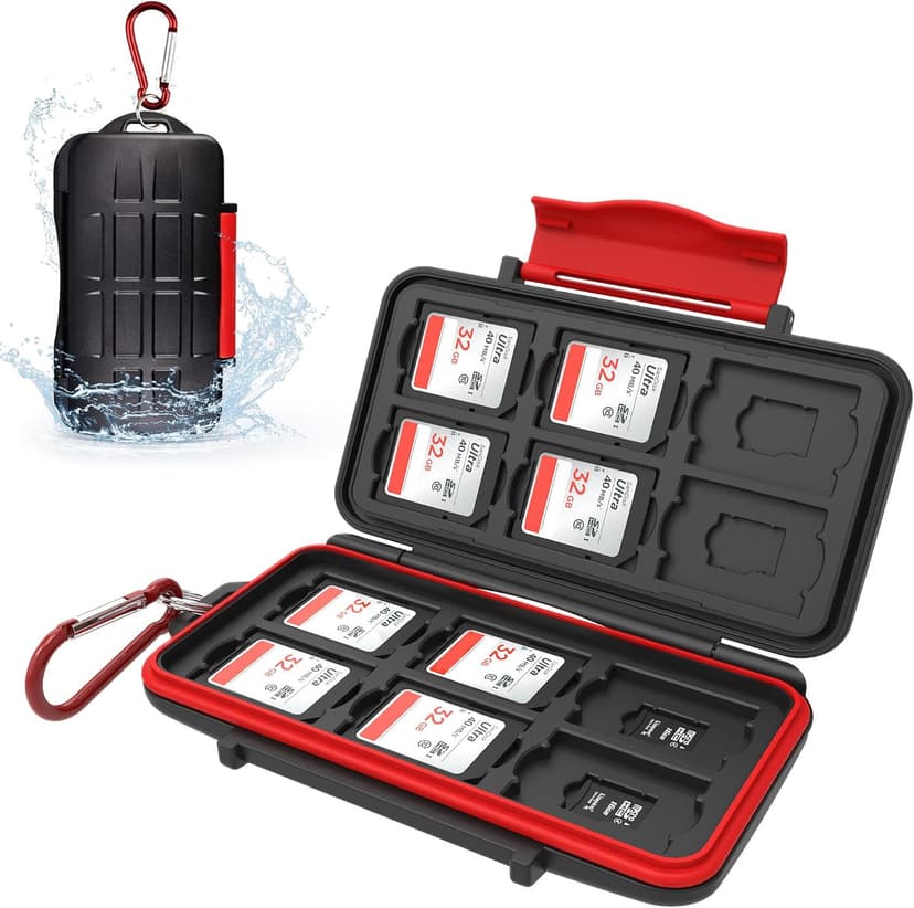 Kiorafoto Professional IPX5 memory card case
