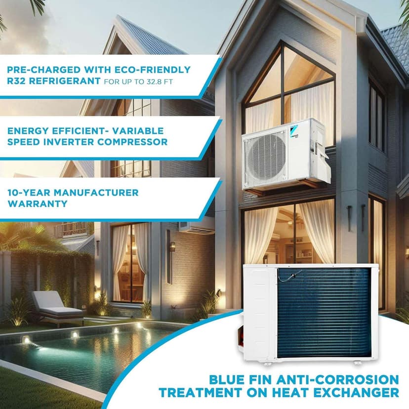 Daikin 24,000 BTU Entra R32 Mini Split Heat Pump Kit