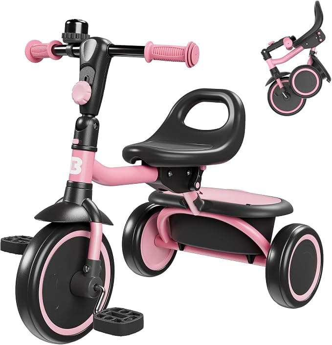 besrey Toddler Tricycle Pink