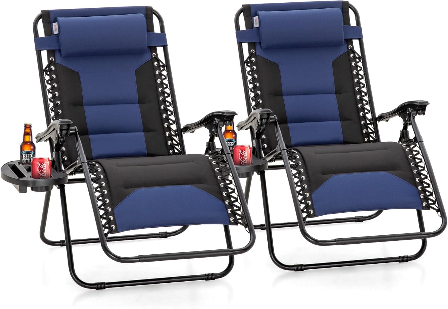 PHI VILLA XXL Oversized Zero Gravity Chairs (Set of 2)