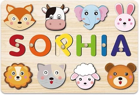 Personalized Name Puzzle for Toddlers