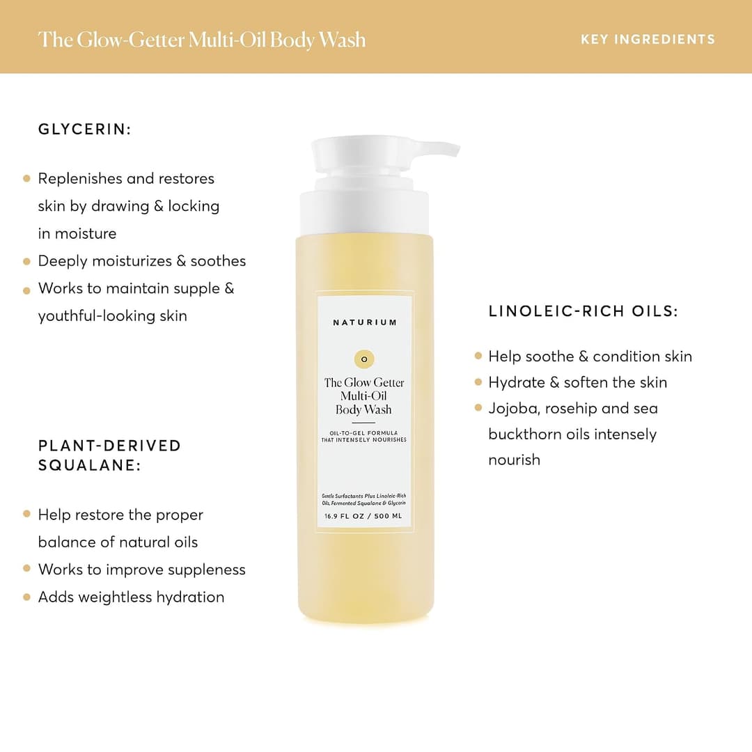 Naturium The Glow Getter Multi-Oil Hydrating Body Wash