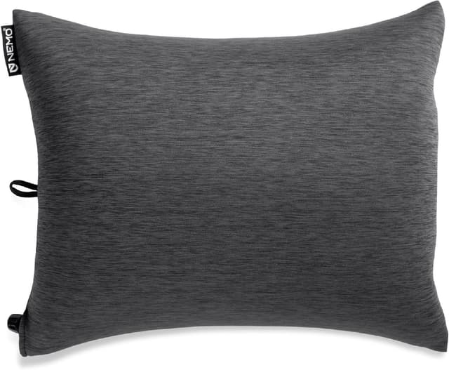 Nemo Equipment Fillo King Luxury Camping Pillow - Black Pearl/Birch Bud - One Size