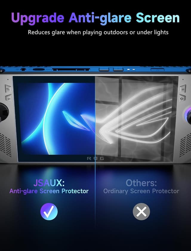 JSAUX Anti-Glare Screen Protector for ROG Xbox Ally
