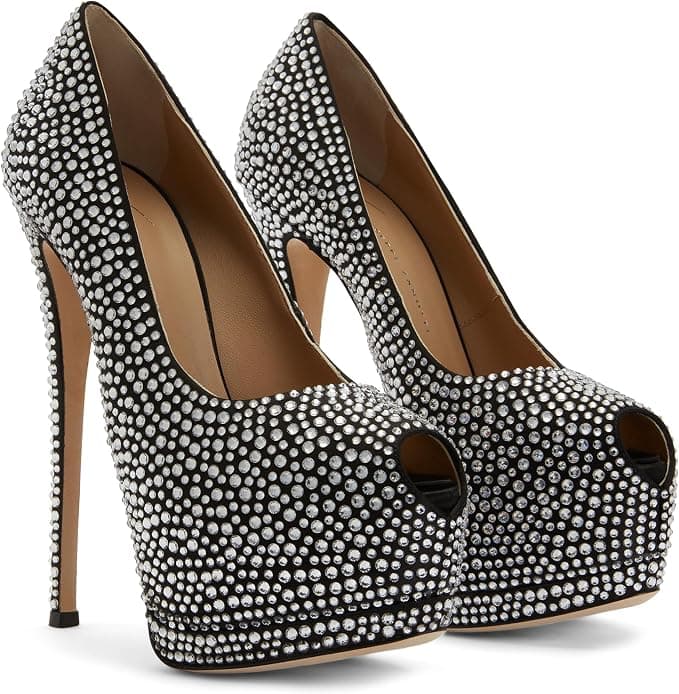 Giuseppe Zanotti Sharon Satin Pumps - Designer Heels - Under $1,000