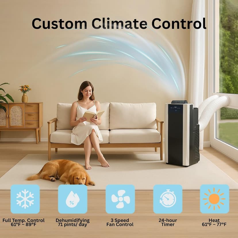 Whynter ARC-14SH Portable Heat Pump (14,000 BTU / 9,200 SACC)