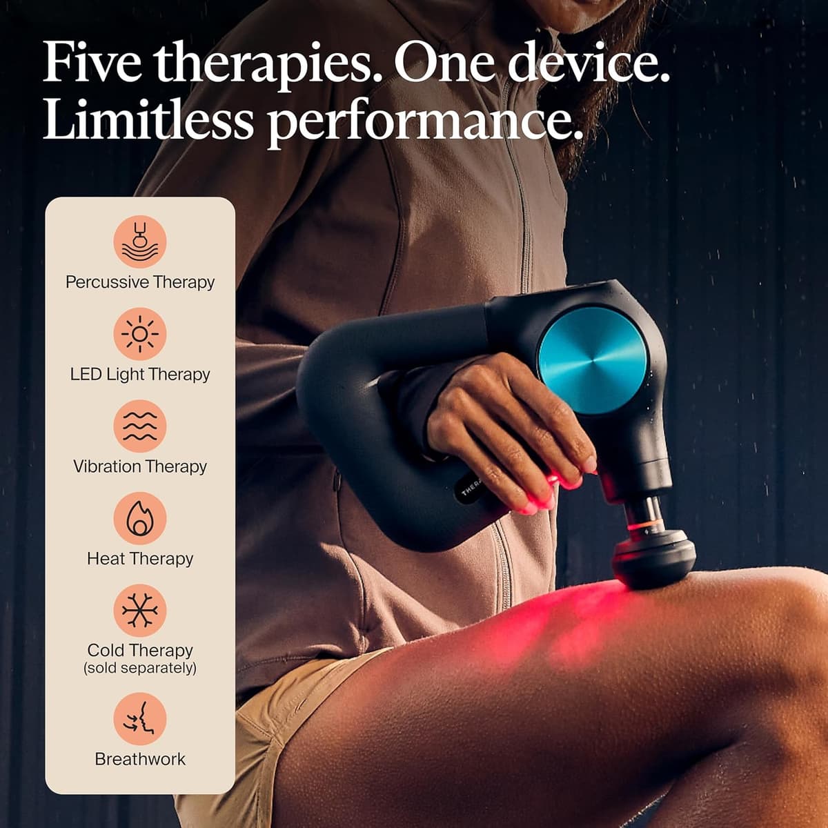 Therabody Theragun PRO Plus - 6-in-1 Deep Tissue Percussion Massage Gun