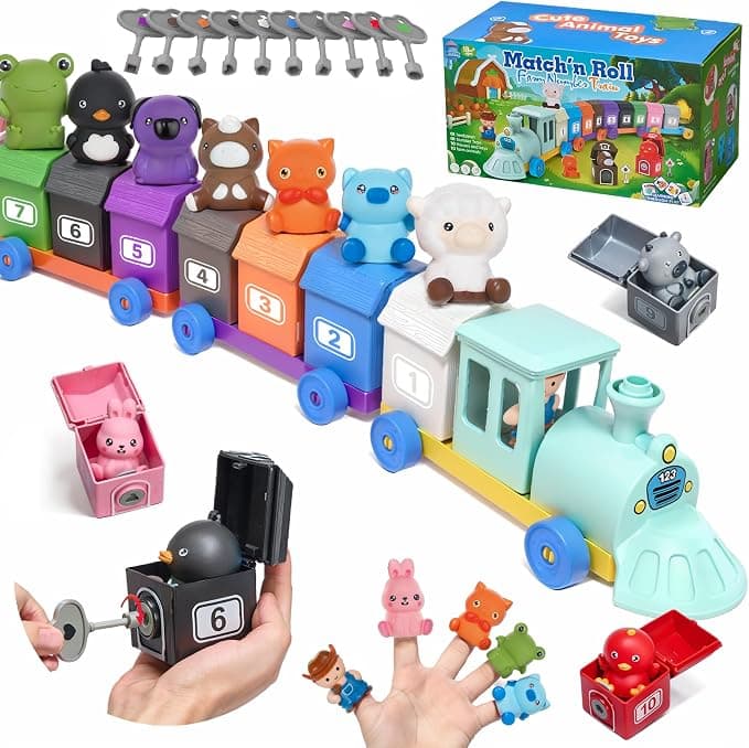 Farm Animals Train Learning Toy