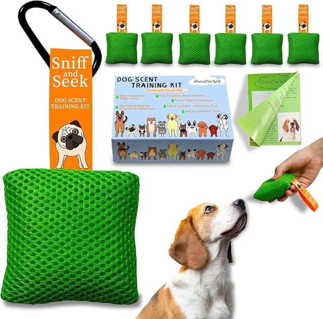 Dog Scent Training Kit – Nose Work Brain Games (Green)