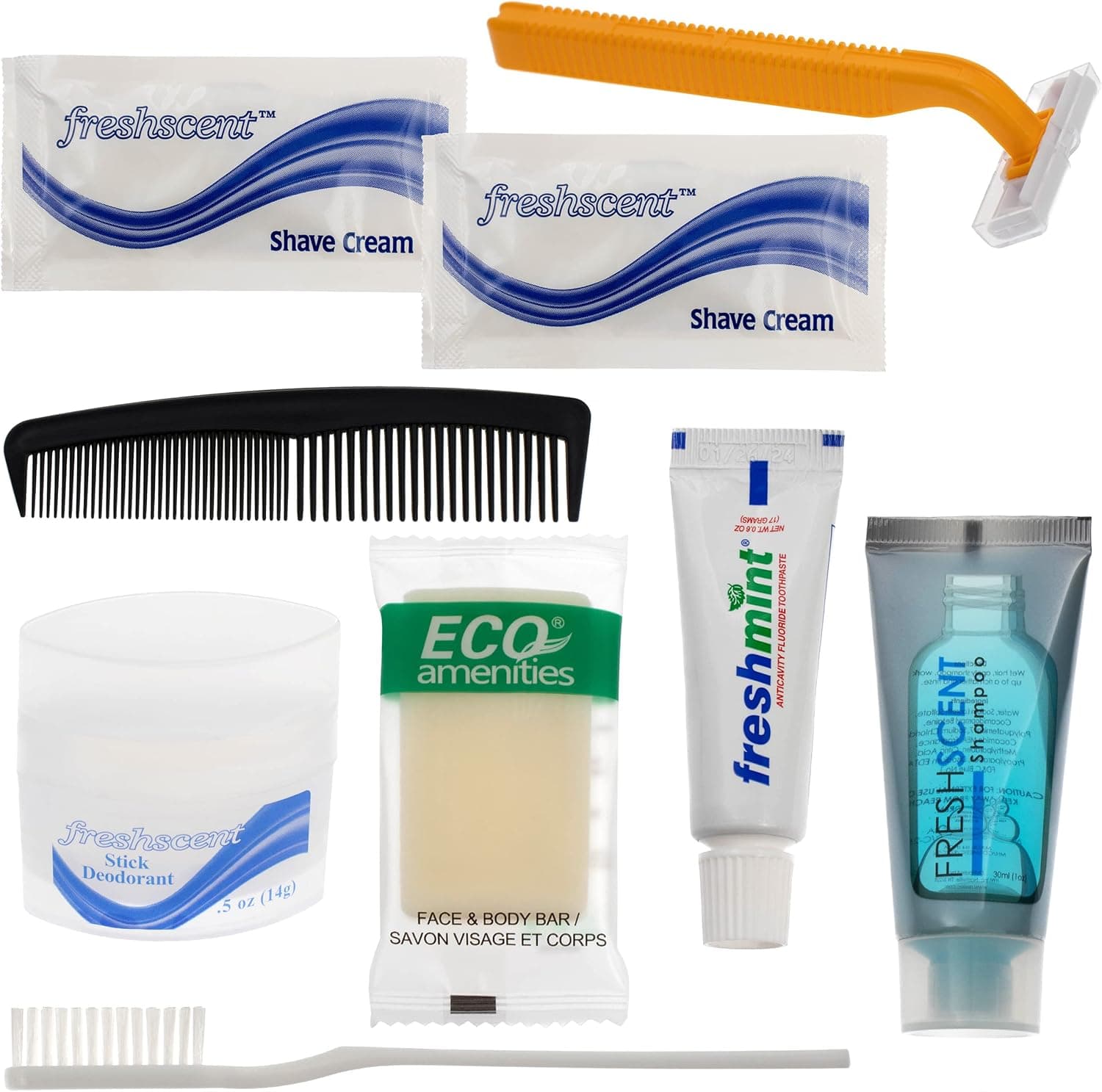 Moda West 24 Deluxe Toiletry Kits (9 Piece)