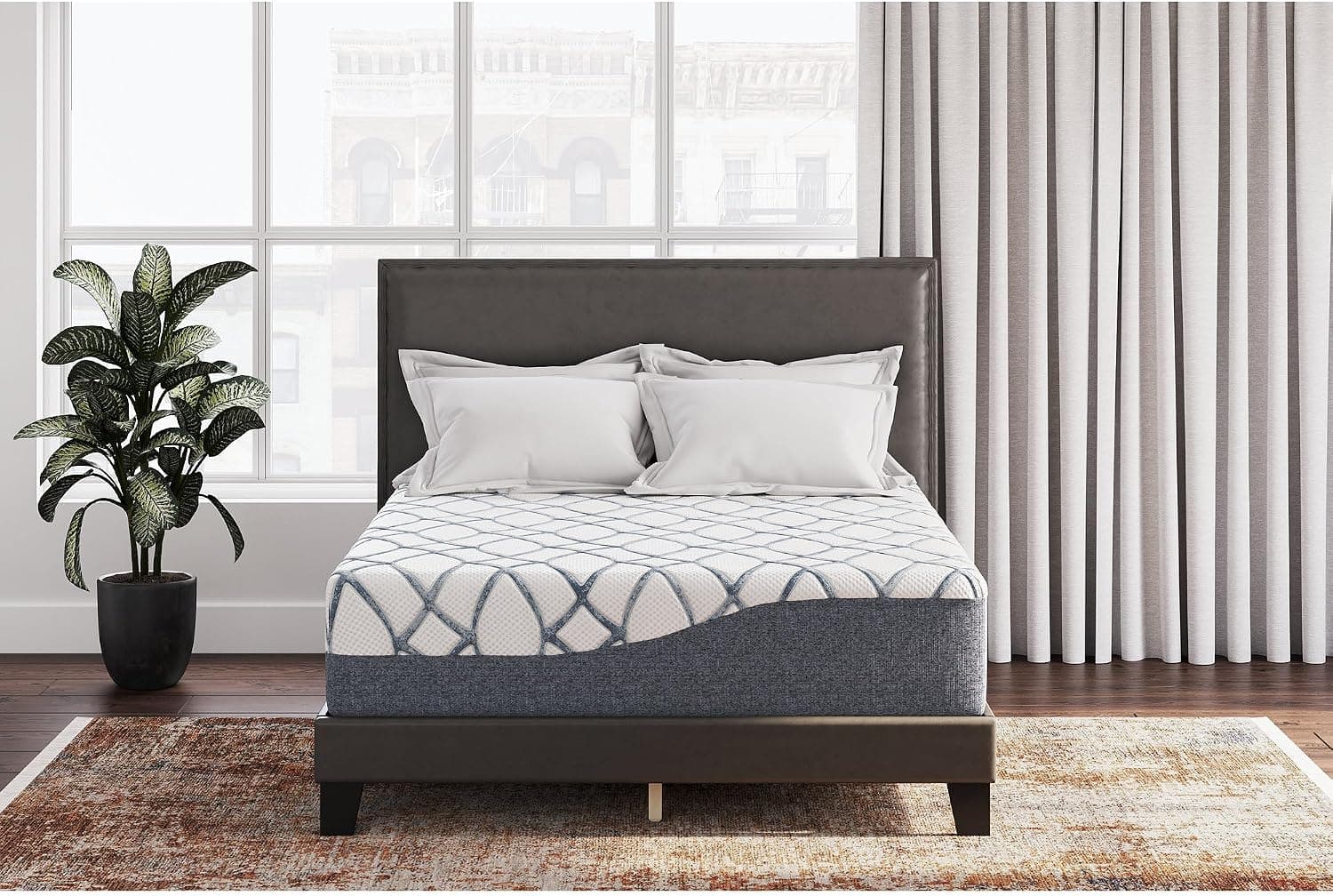 Signature Design by Ashley 14 Inch Chime Elite 2.0 Ultra Plush Green Tea Memory Foam Mattress King
