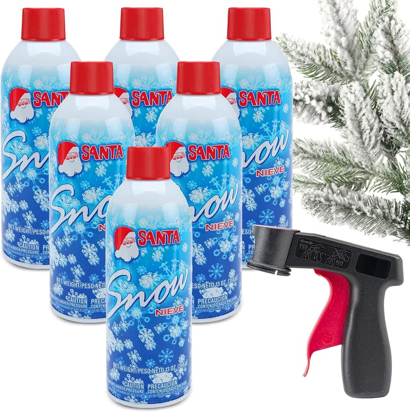 Santa Snow 6-Pack Instant Fake Snow Spray