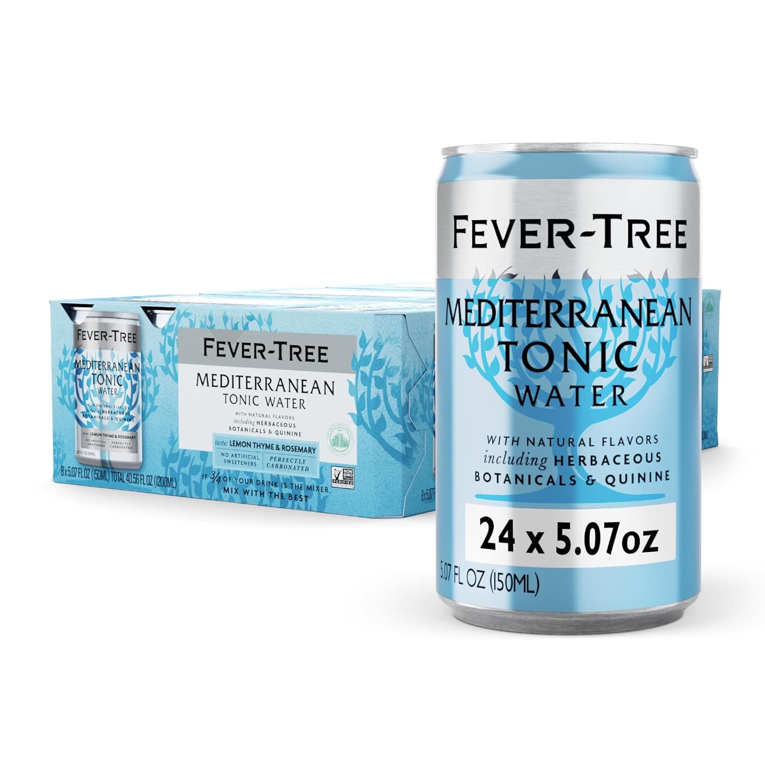 Fever-Tree Mediterranean Tonic Water (24 Cans)