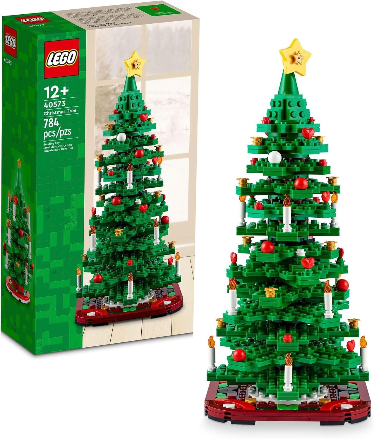 LEGO Christmas Tree building set with 784 pieces for creating festive holiday decorations