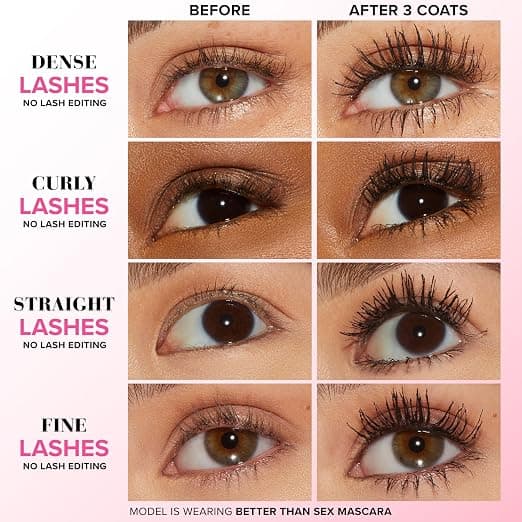 Too Faced Better Than Sex Volumizing Mascara | Volume, Length + Peptides - Volumizing - Under $25