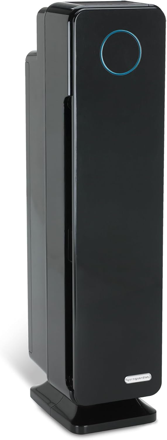 GermGuardian Air Purifier with HEPA Filter and UV-C Light - Large Room Air Cleaner