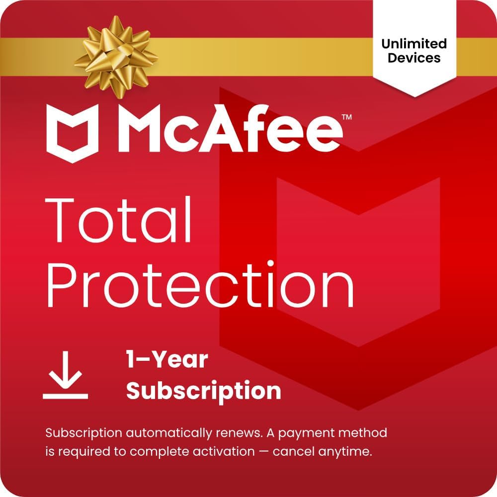 McAfee Total Protection Unlimited - Antivirus & Internet Security