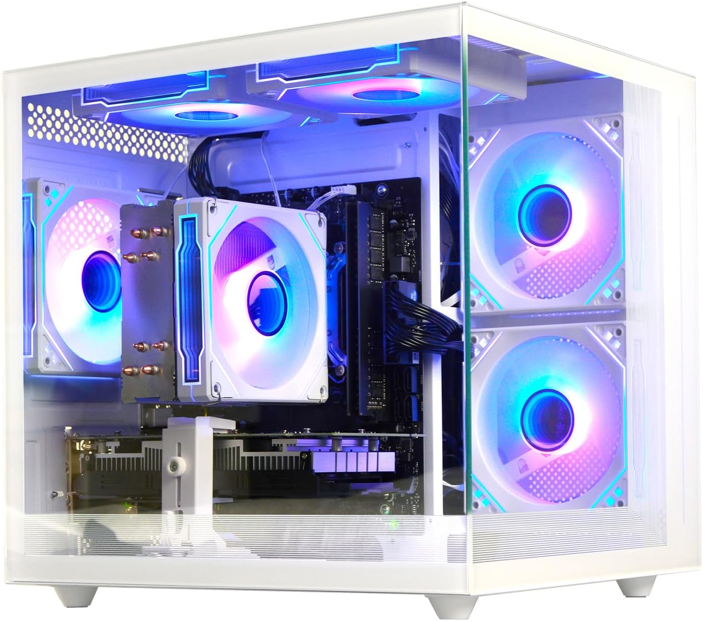 Pre Built Gaming PC Ryzen 5 5500 - Best Desktop Computer for Home Office