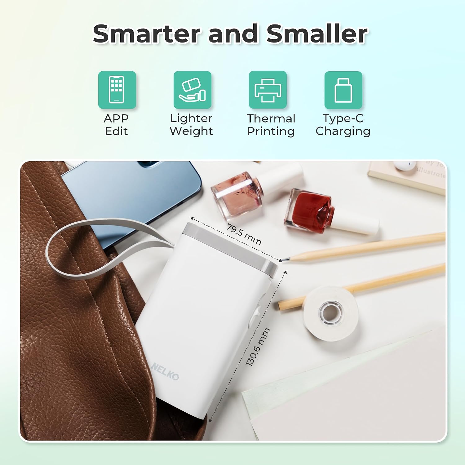 Nelko Label Maker Machine P21 Bluetooth - Best Organization Tool for Home Office