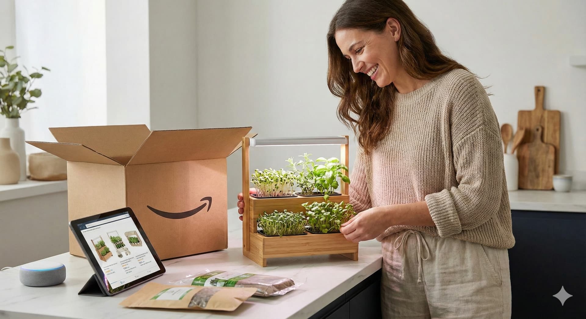 2026 Microgreen & Indoor Herb Mini Garden Gift Kits You Can Shop on Amazon