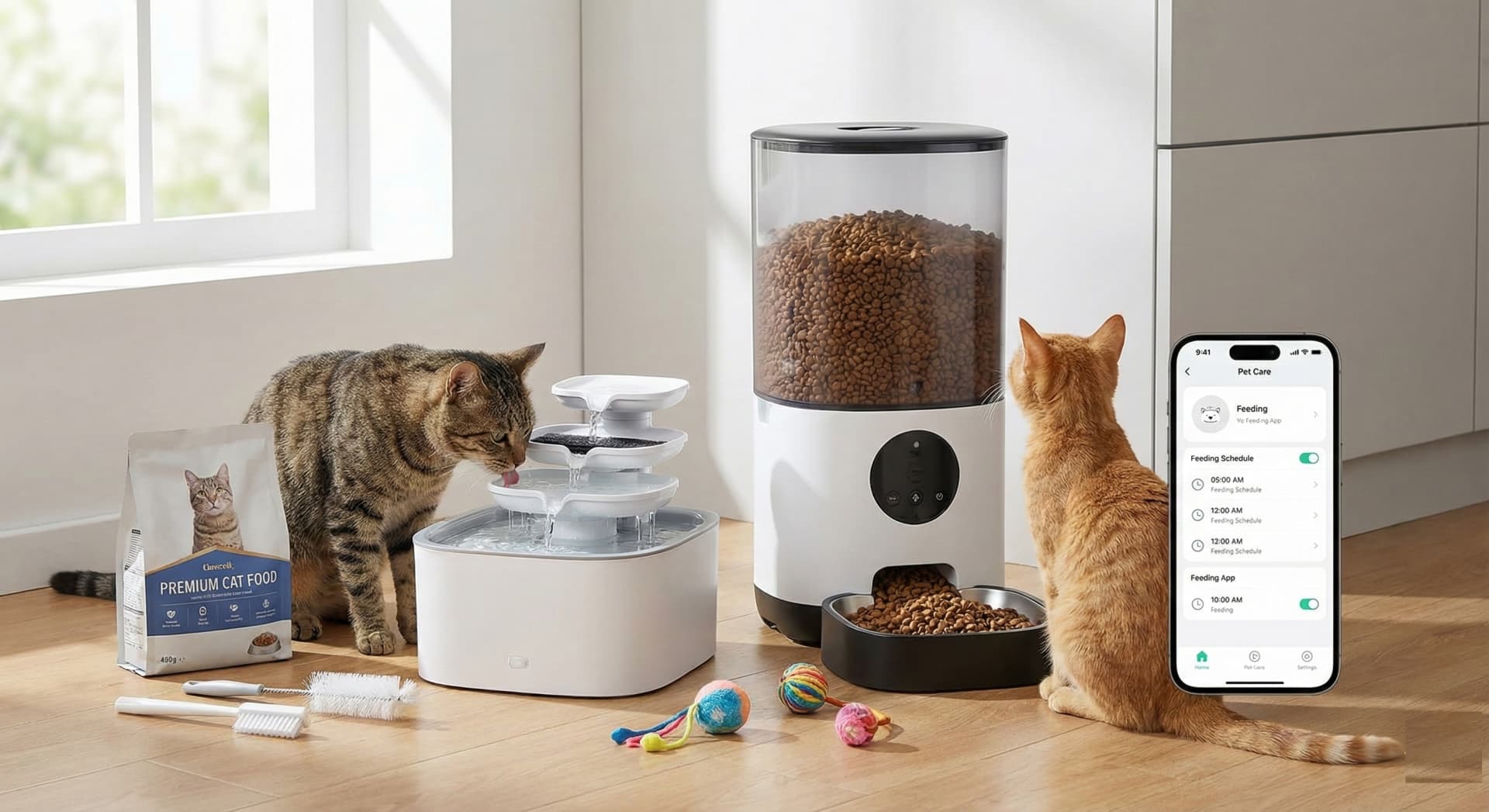 Automatic Feeders & Water Fountains for Cats 2026